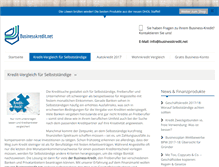 Tablet Screenshot of businesskredit.net